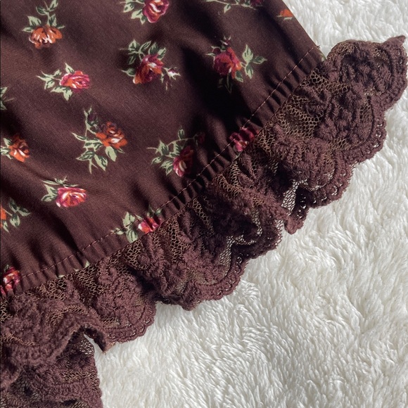 LIZ LISA Brown Floral Mini Dress - Picture 2 of 9